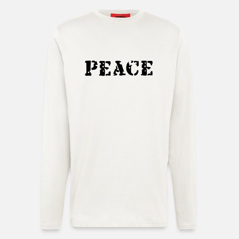 Peace - Longsleeve - made by SPREAD  - OFF WHITE