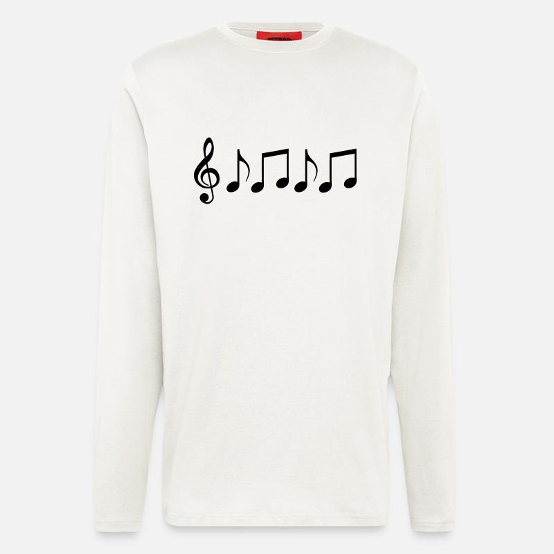 music - Longsleeve - made by SPREAD  - OFF WHITE