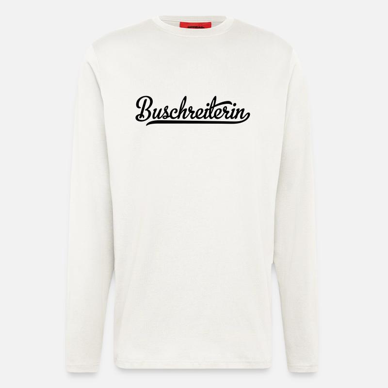 Buschreiterin - Langarmshirt - made by SPREAD  - OFF WHITE