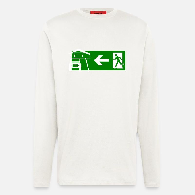Dachzelt Exit - Langarmshirt - made by SPREAD  - OFF WHITE
