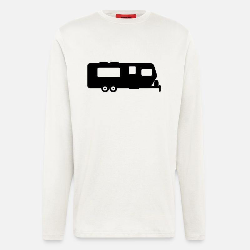 Caravan Camper - Langarmshirt - made by SPREAD  - OFF WHITE