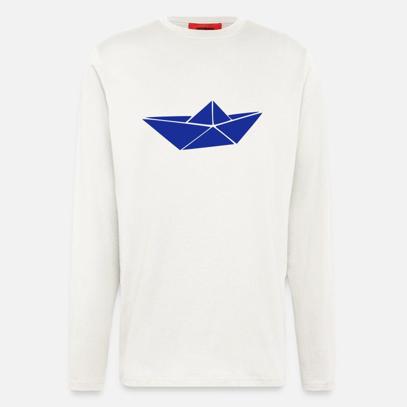 Paper Ship - Langarmshirt - made by SPREAD  - OFF WHITE