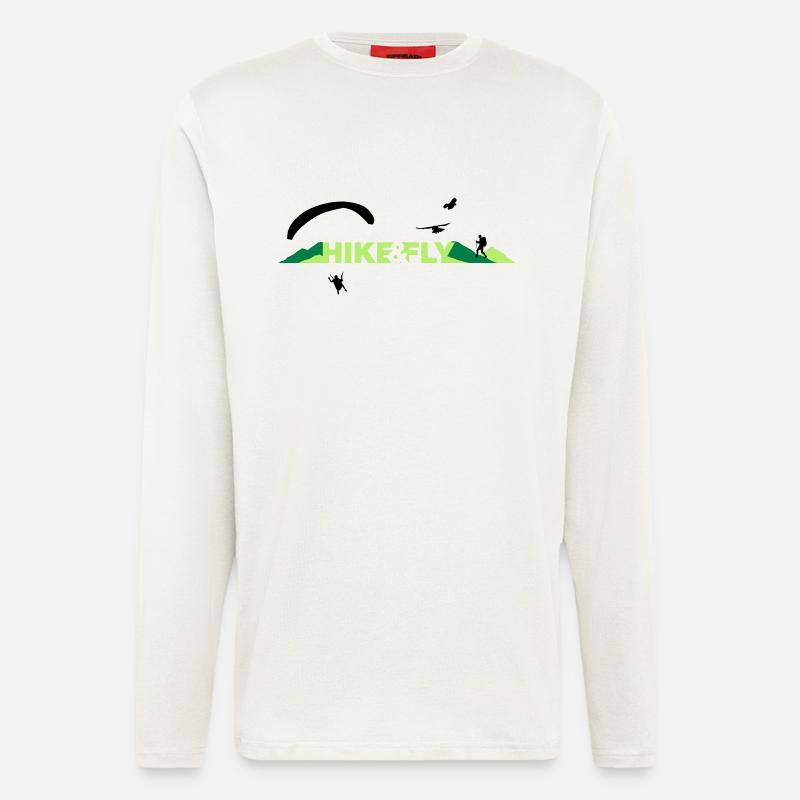 Hike Fly - Langarmshirt - made by SPREAD  - OFF WHITE