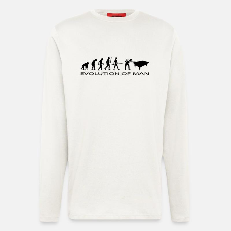 (snooker_final) - Langarmshirt - made by SPREAD  - OFF WHITE