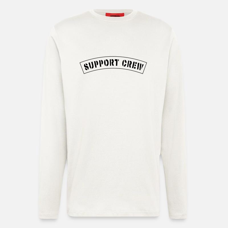 Support crew style patch - Longsleeve - made by SPREAD  - OFF WHITE
