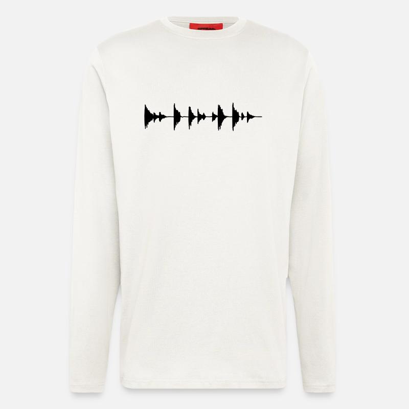 Waveform - Sample - Drumloop - Longsleeve - made by SPREAD  - OFF WHITE
