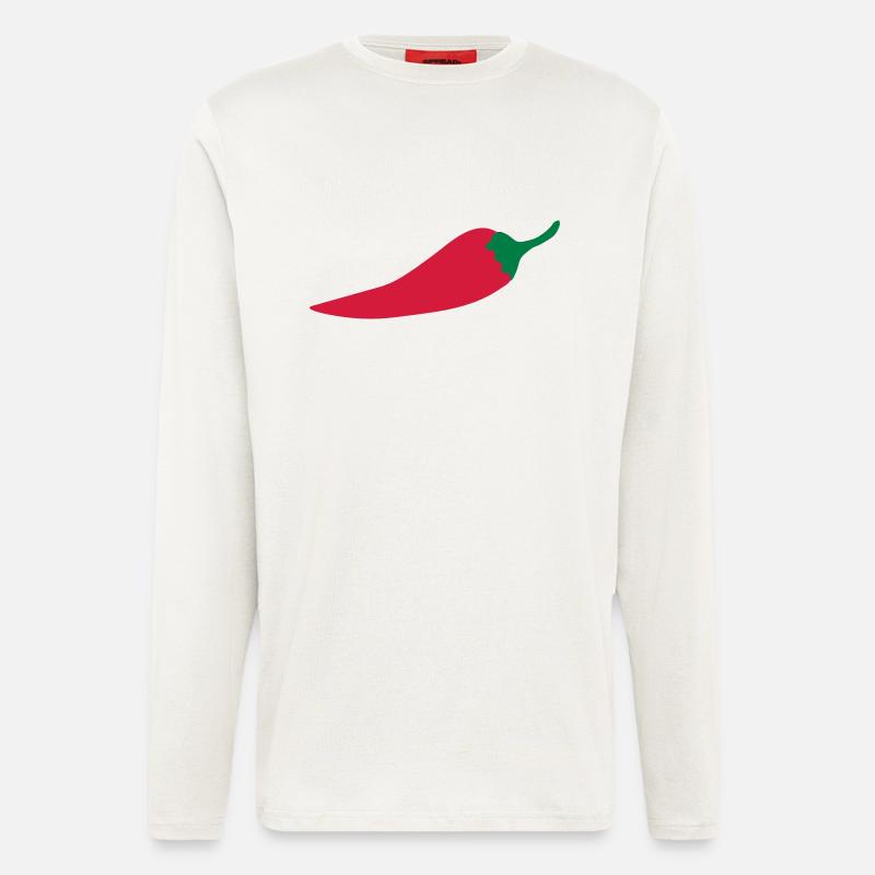 Chilischote - Langarmshirt - made by SPREAD  - OFF WHITE