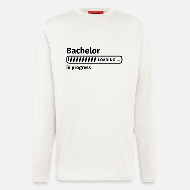 Bachelor in Progress - Langarmshirt - made by SPREAD  - OFF WHITE