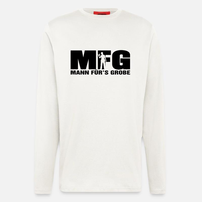 MFG Handwerker - Langarmshirt - made by SPREAD  - OFF WHITE