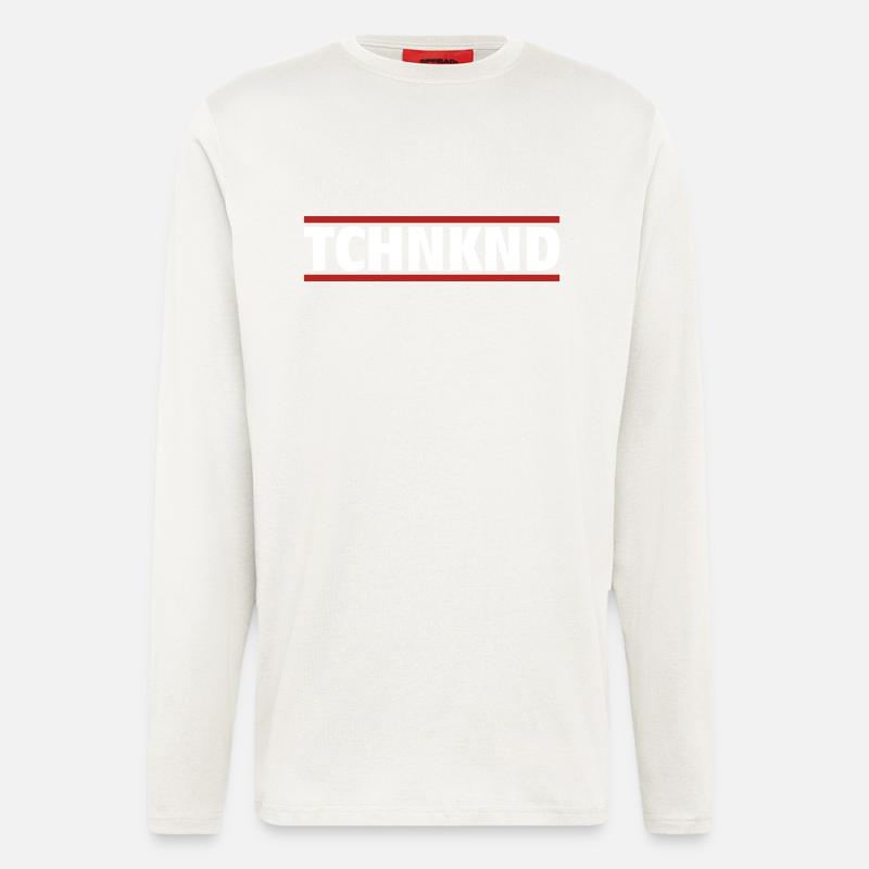 technknd - Technokind - Longsleeve - made by SPREAD  - OFF WHITE