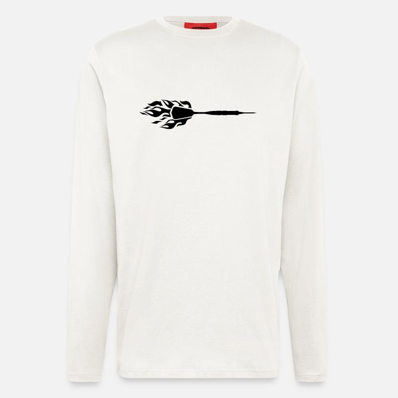 dart_fire_tj1 - Langarmshirt - made by SPREAD  - OFF WHITE