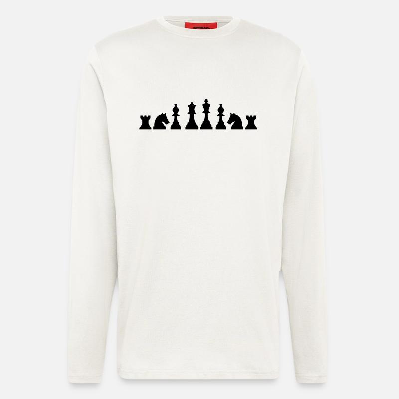 schach - Langarmshirt - made by SPREAD  - OFF WHITE