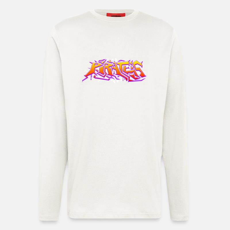 Pirates Graffiti - Langarmshirt - made by SPREAD  - OFF WHITE