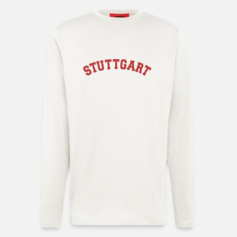Stuttgart College - Langarmshirt - made by SPREAD - OFF WHITE
