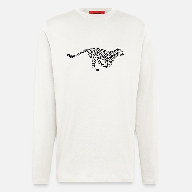 Leopard - Longsleeve - made by SPREAD  - OFF WHITE