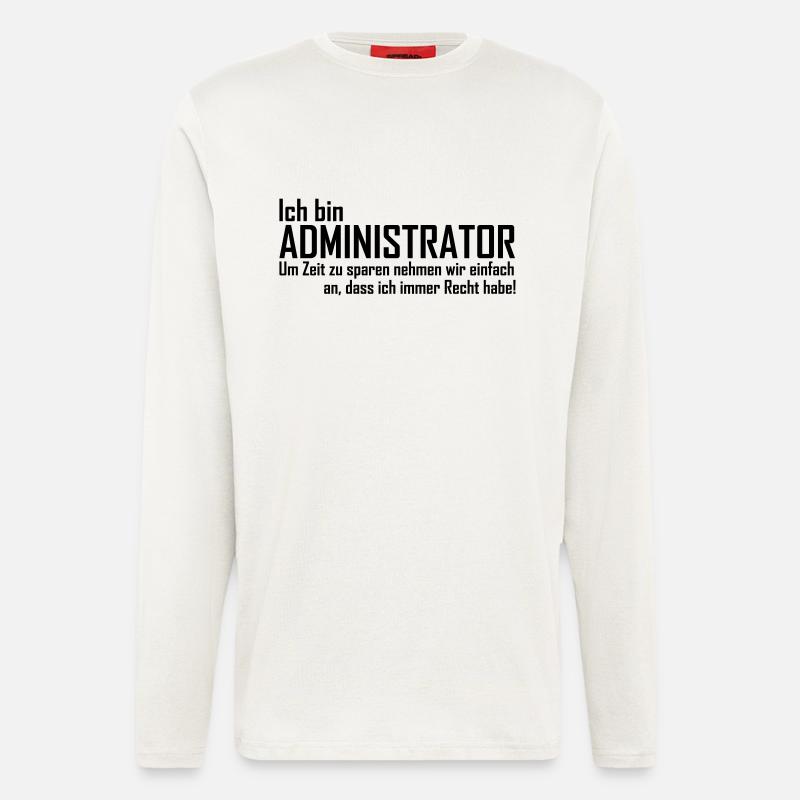 administrator - Langarmshirt - made by SPREAD  - OFF WHITE