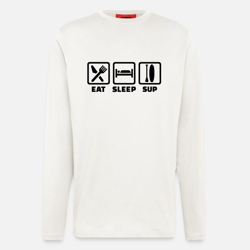 Eat Sleep SUP - Longsleeve - made by SPREAD - OFF WHITE