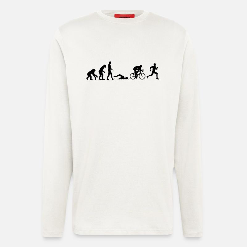 Evolution Triathlon - Longsleeve - made by SPREAD  - OFF WHITE