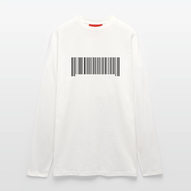 Strichcode Langarmshirt - made by SPREAD 