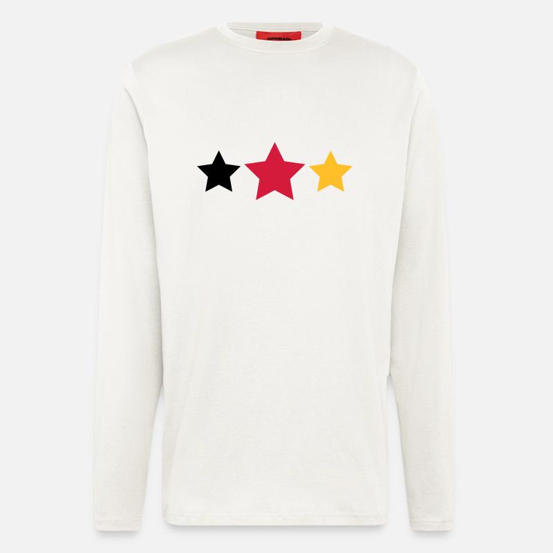 WM Sterne - Longsleeve - made by SPREAD  - OFF WHITE