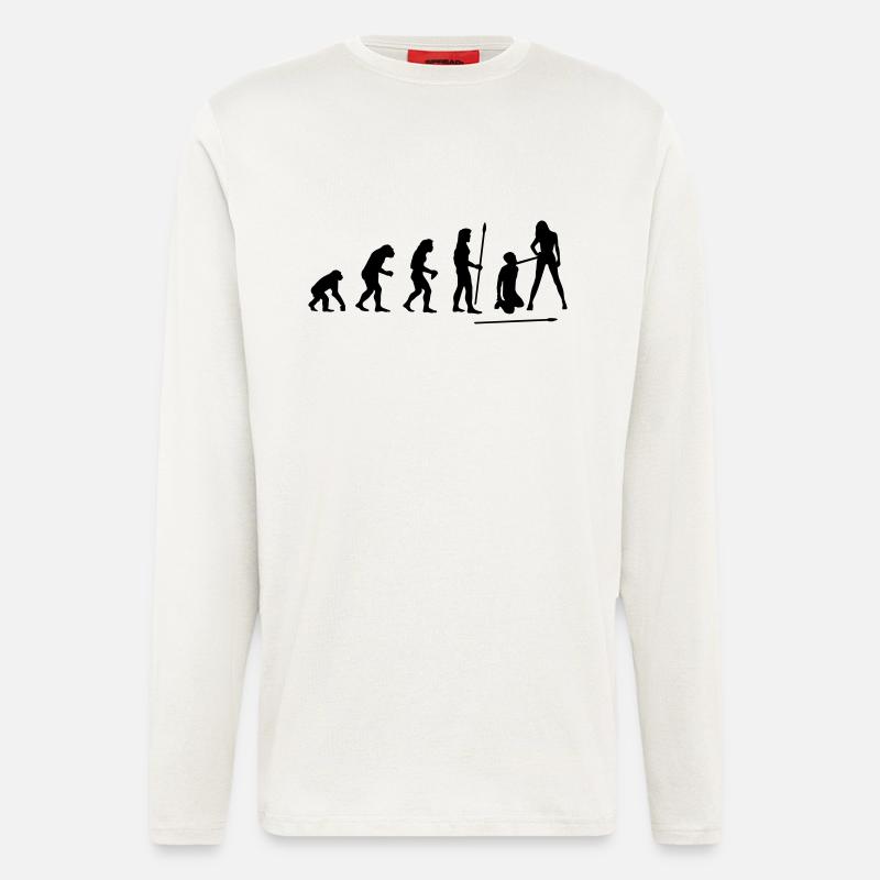 evolution_wedding1 - Longsleeve - made by SPREAD  - OFF WHITE