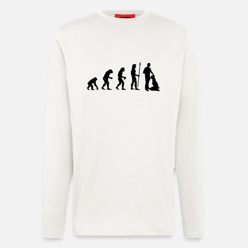 evolution_sex2 - Longsleeve - made by SPREAD  - OFF WHITE