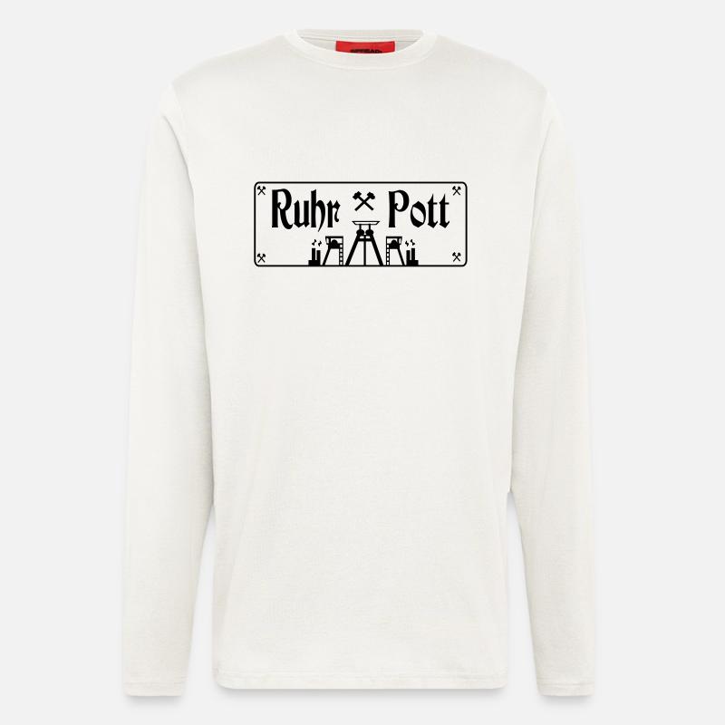 Ruhrpott - Langarmshirt - made by SPREAD  - OFF WHITE