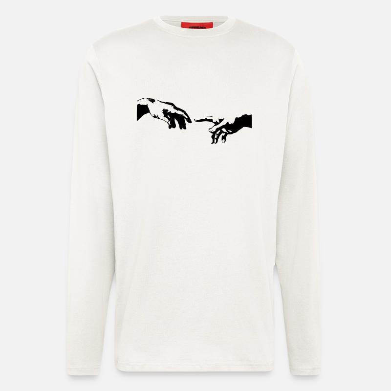 der Hand - Langarmshirt - made by SPREAD  - OFF WHITE