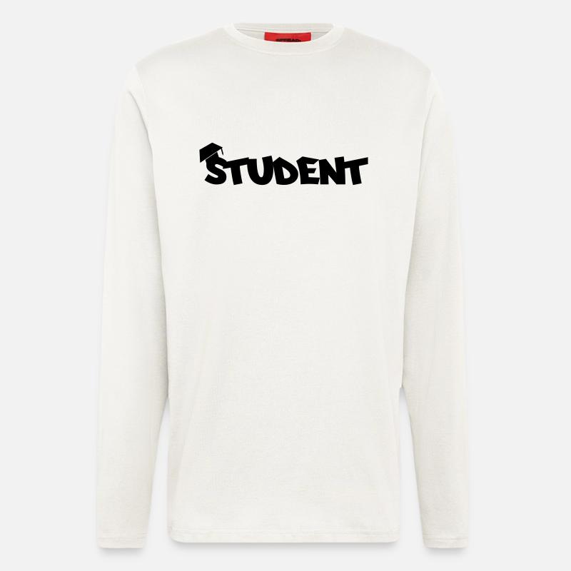 student - Langarmshirt - made by SPREAD  - OFF WHITE