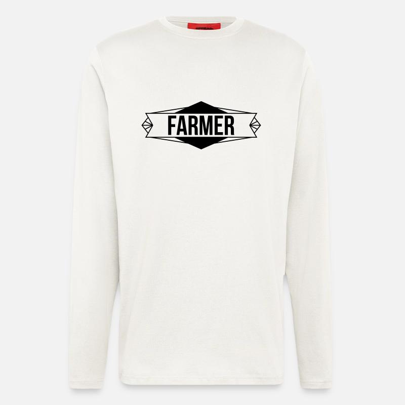 Farmer - Langarmshirt - made by SPREAD  - OFF WHITE