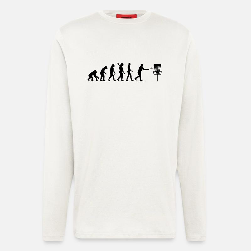 Evolution Disc Golf - Longsleeve - made by SPREAD  - OFF WHITE