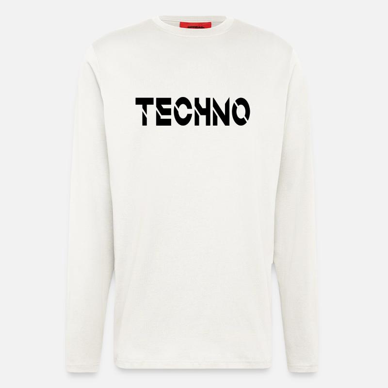Techno - Langarmshirt - made by SPREAD  - OFF WHITE