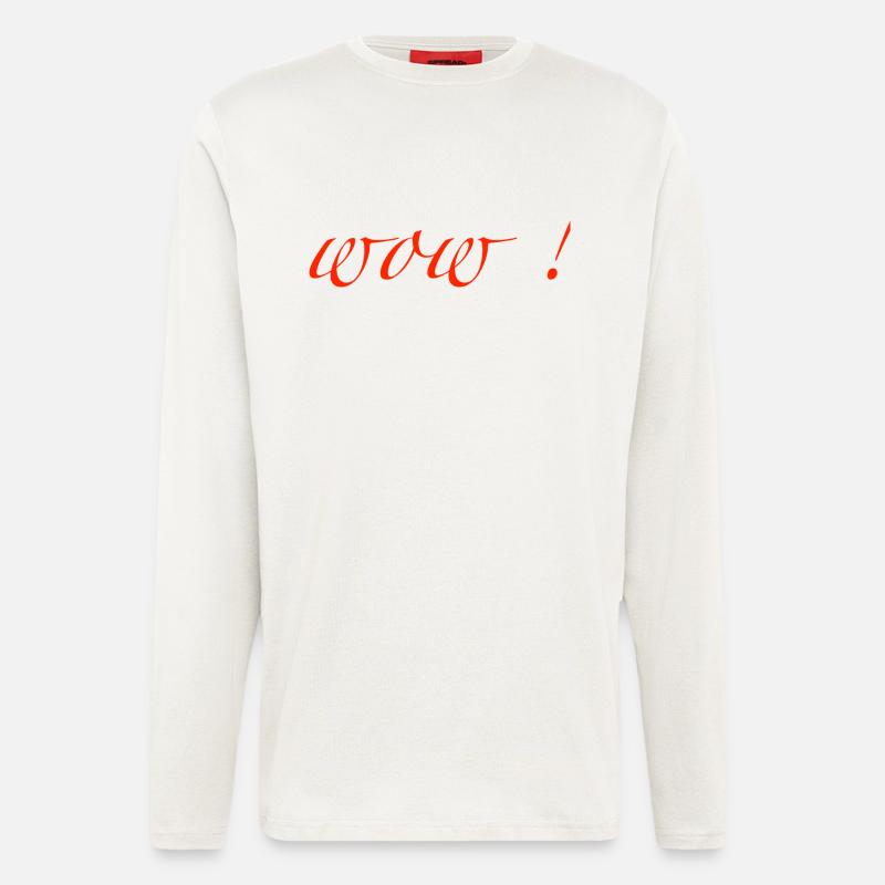 wow - Langarmshirt - made by SPREAD  - OFF WHITE