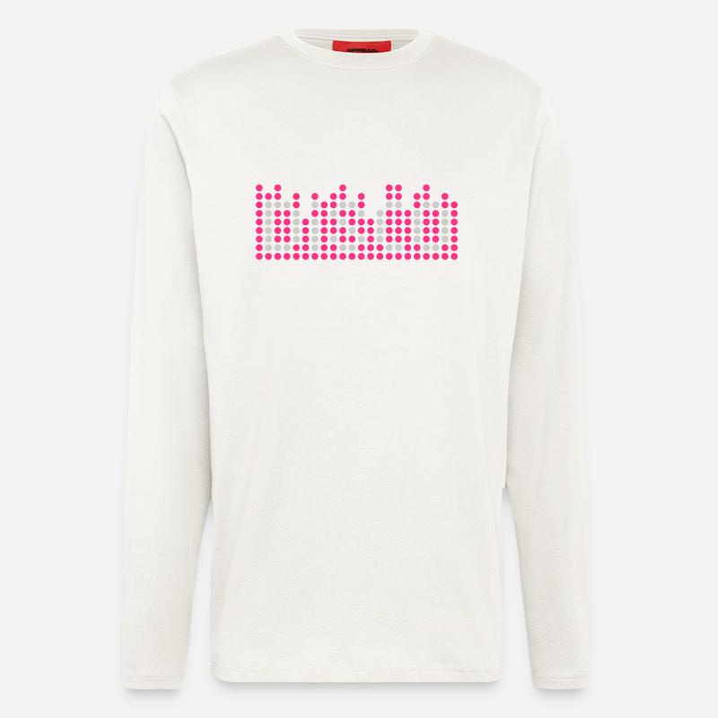 disco 2c equalizer EN - Longsleeve - made by SPREAD  - OFF WHITE