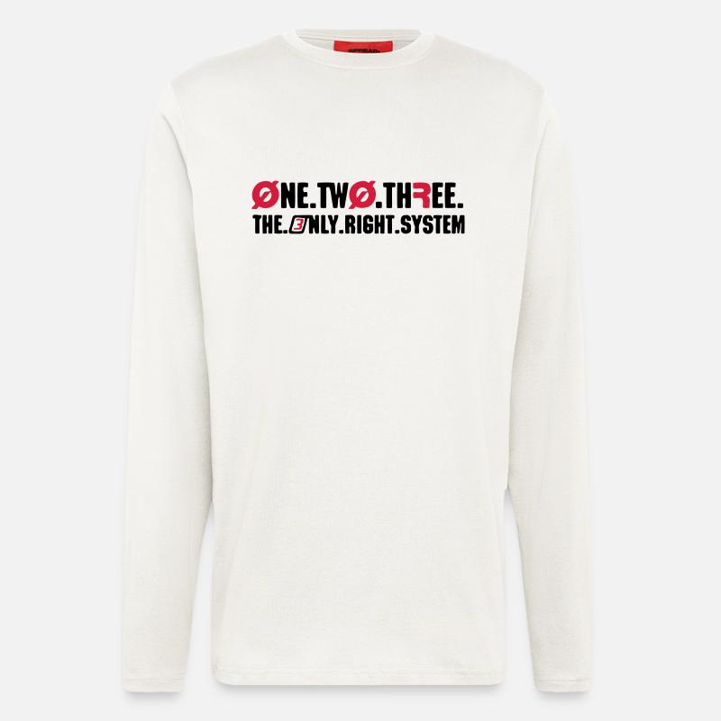 Right System - Langarmshirt - made by SPREAD  - OFF WHITE