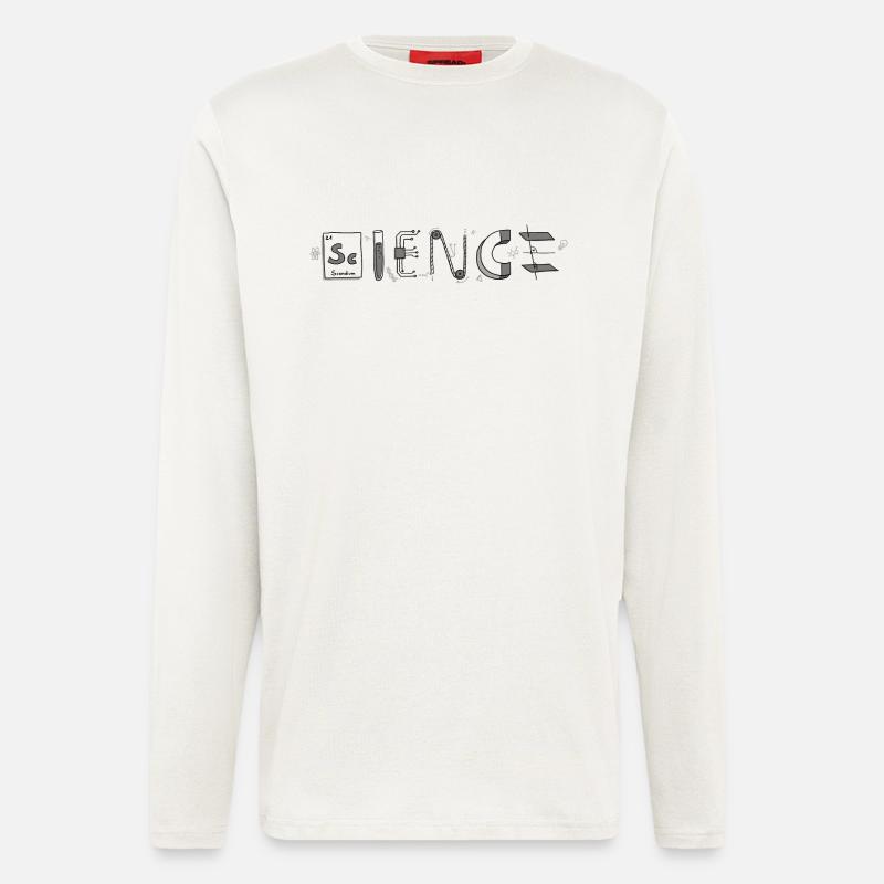 Science! - Langarmshirt - made by SPREAD  - OFF WHITE