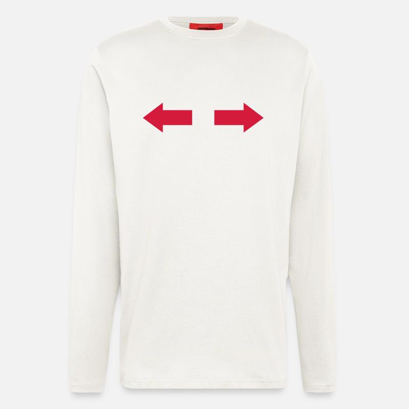 Pfeil - Langarmshirt - made by SPREAD  - OFF WHITE