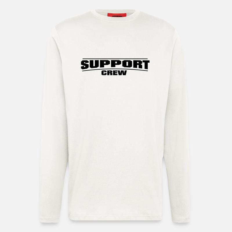 Support Crew - Langarmshirt - made by SPREAD  - OFF WHITE
