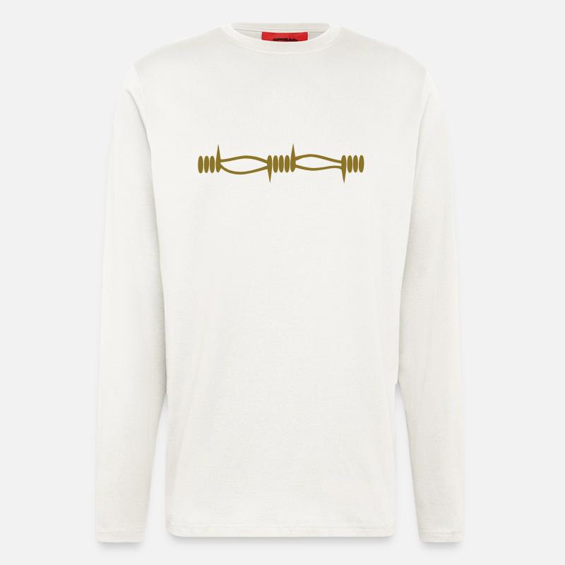 Stacheldraht - Langarmshirt - made by SPREAD  - OFF WHITE