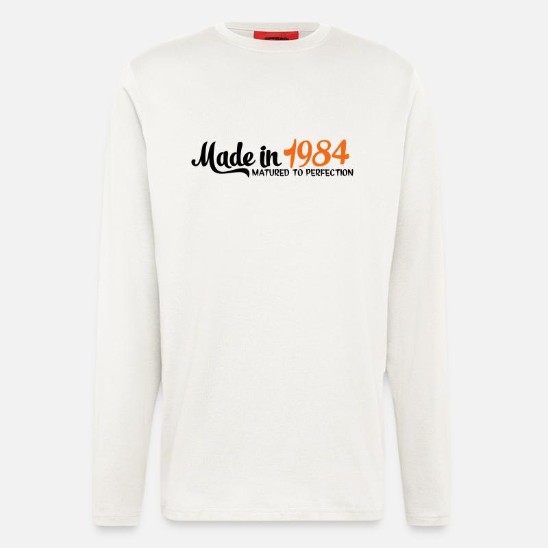 1984 - Langarmshirt - made by SPREAD  - OFF WHITE