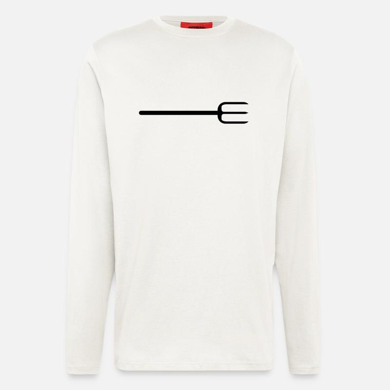 pitchfork - Longsleeve - made by SPREAD  - OFF WHITE