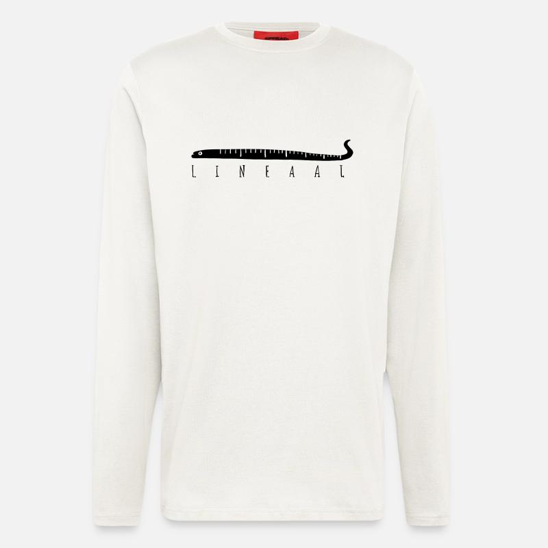 Lineaal - Langarmshirt - made by SPREAD  - OFF WHITE