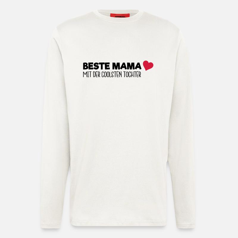 Beste Mama - Langarmshirt - made by SPREAD  - OFF WHITE