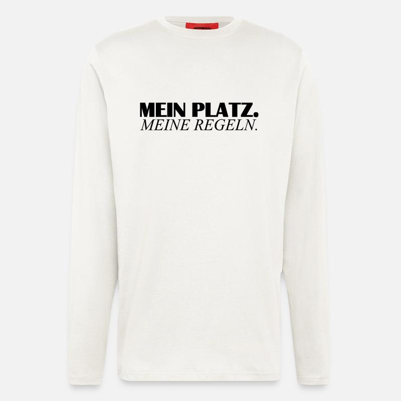 mein platz - Langarmshirt - made by SPREAD  - OFF WHITE