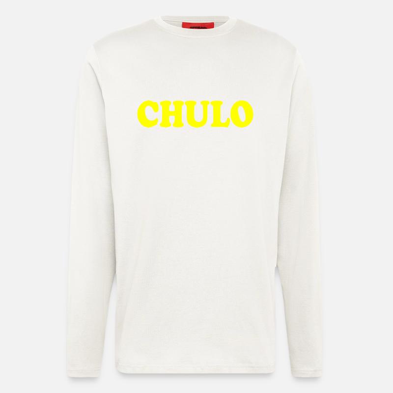 Chulo - Manches longues bio décontracté fabriqué en UE - OFF WHITE