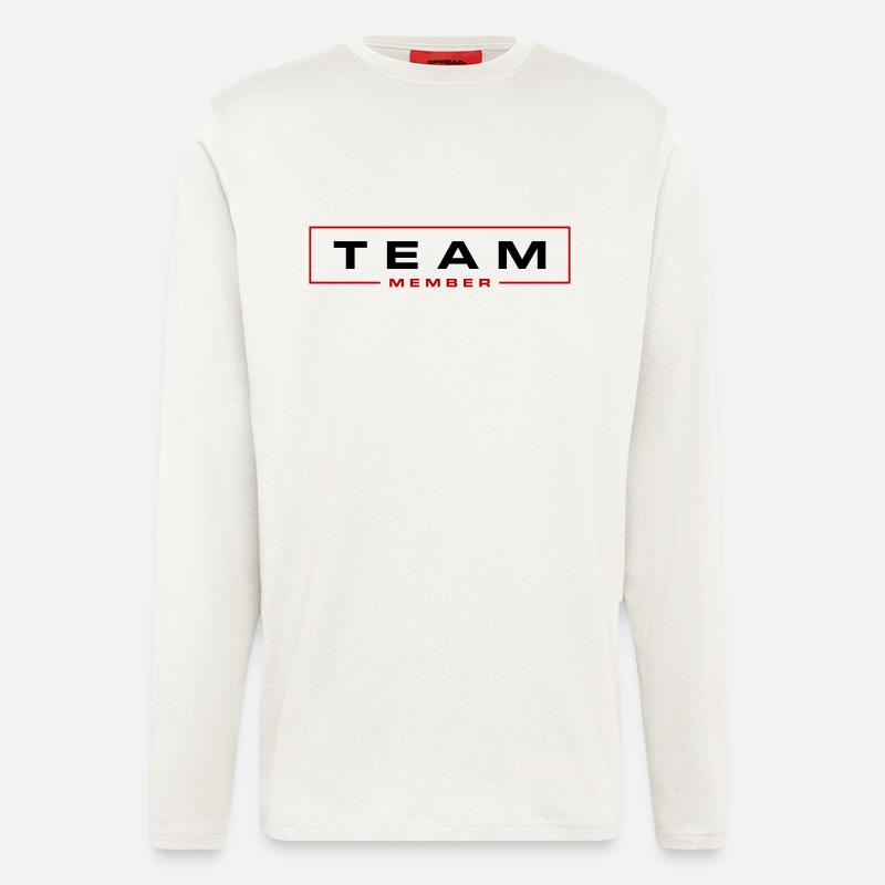Team Mitglied - Langarmshirt - made by SPREAD  - OFF WHITE