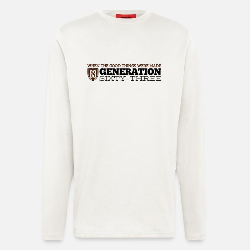 Generation 63 - Langarmshirt - made by SPREAD  - OFF WHITE