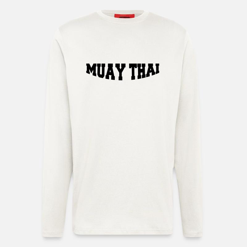muay_thai1 - Longsleeve - made by SPREAD  - OFF WHITE