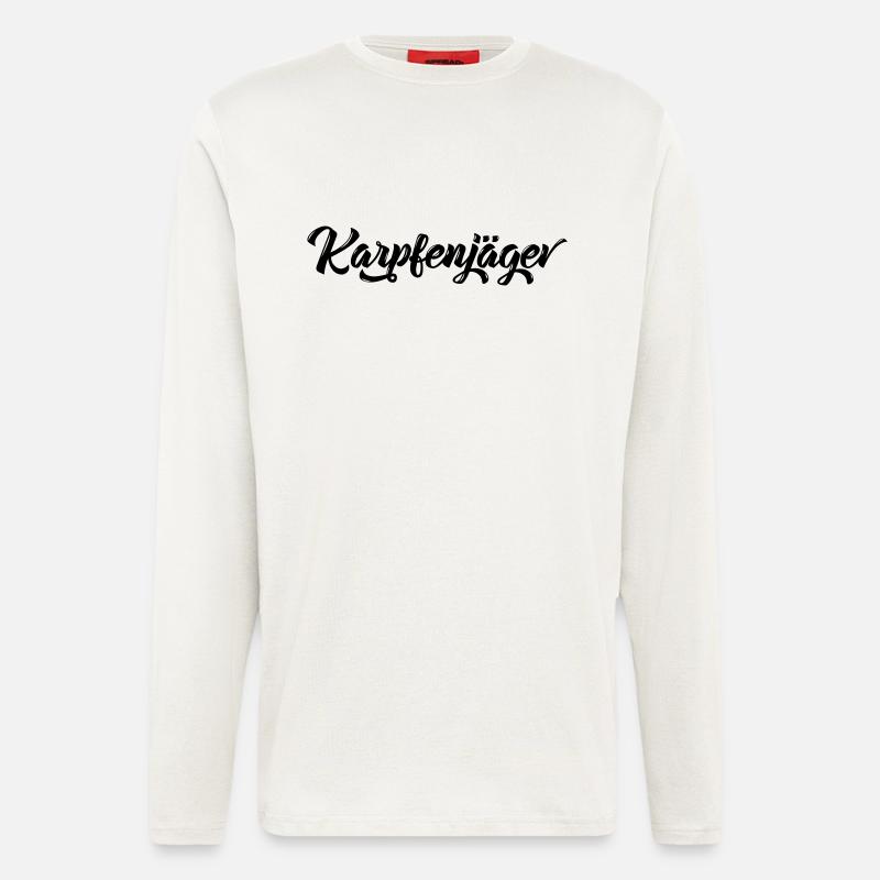 Karpfenjäger - Langarmshirt - made by SPREAD  - OFF WHITE