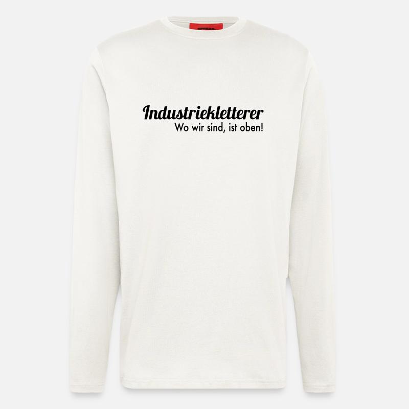 Industriekletterer - Langarmshirt - made by SPREAD  - OFF WHITE